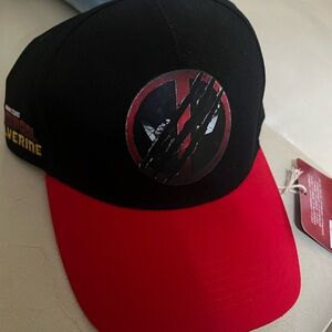 Deadpool Wolverine movie promo hat. Marvel Disney